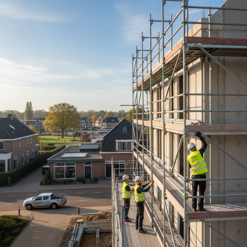 Realistische foto passend bij Waar vind ik een goede stellingbouwer in mijn buurt? voor website SEO-